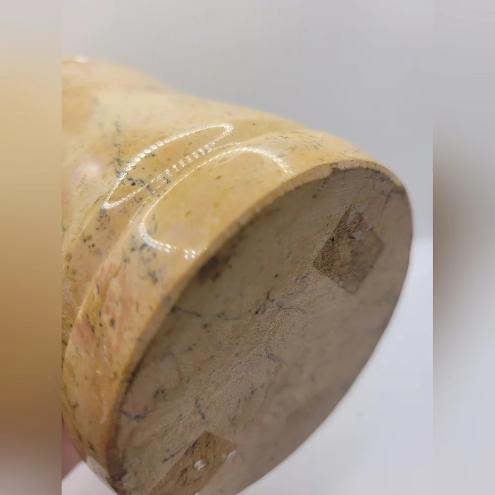 Cylindrical Earthy Stone Vintage Vase Minimalist Retro